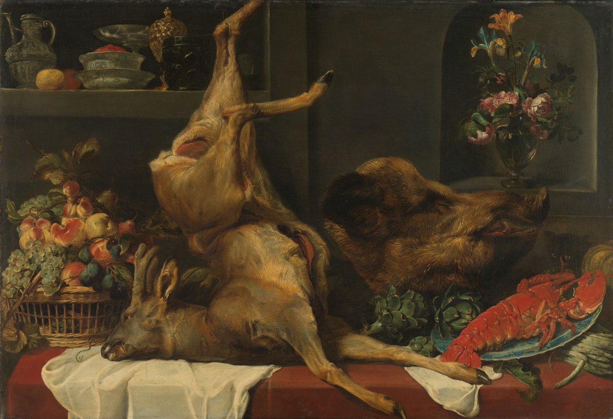 Speisekammer-Stillleben, um 1616 von Frans Snyders or Snijders