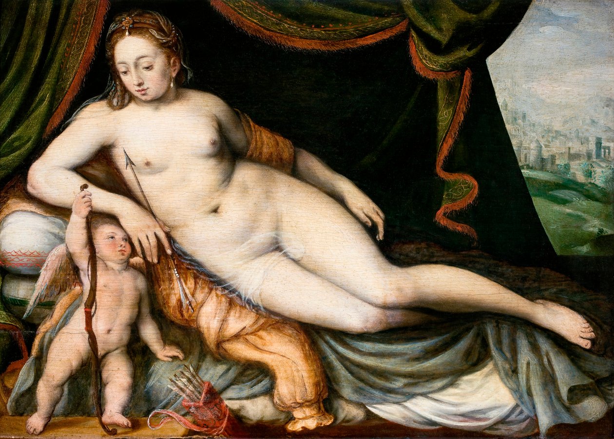 Venus und Amor von Frans de Vriendt