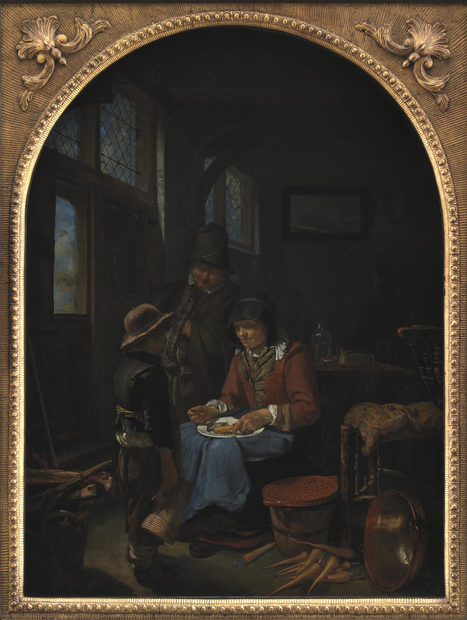 Den Jungen Bier holen schicken von Frans van I Mieris