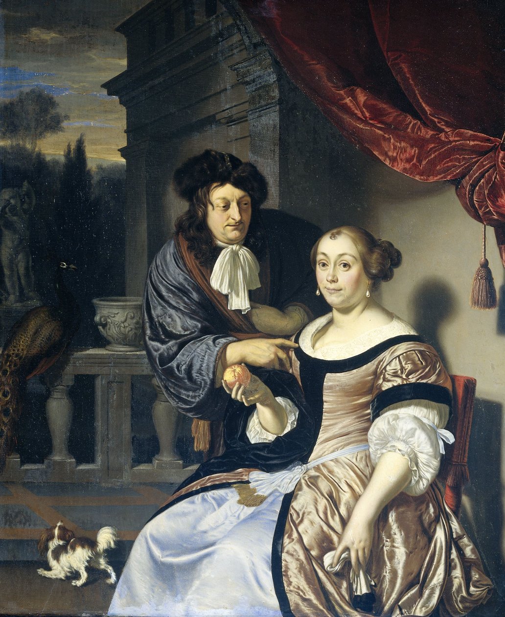 Ein Mann und eine Frau von Frans van Mieris