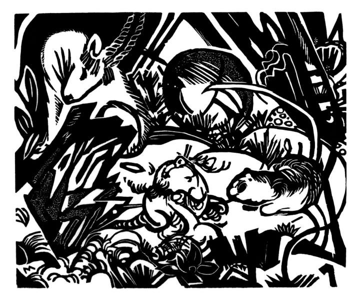 Tierlegende von Franz Marc