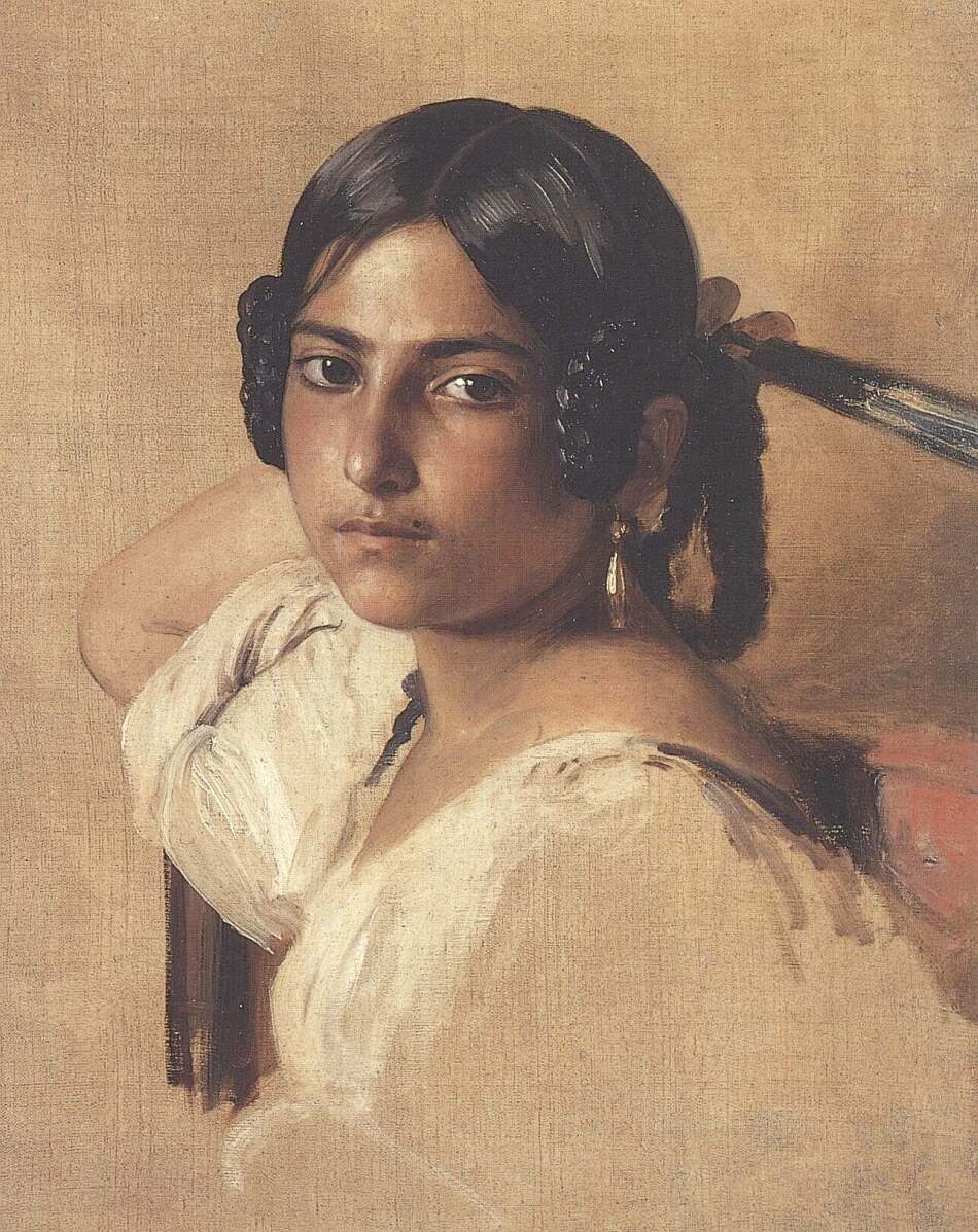 Studie eines italienischen Mädchens von Franz Xaver Winterhalter