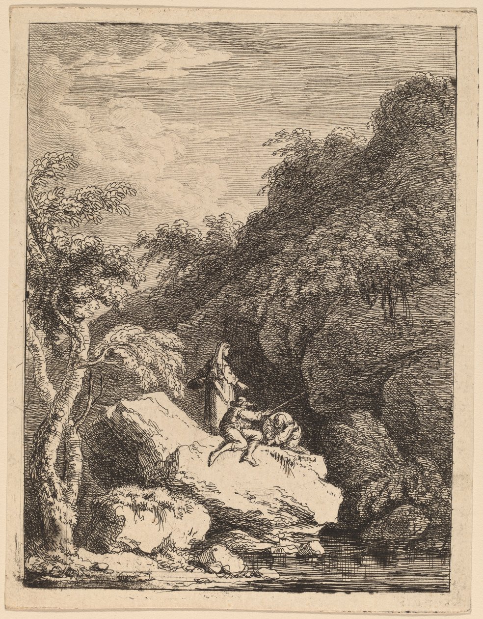 Die Vororte von Florenz, auf dem Weg nach Rom von Franz Edmund Weirotter