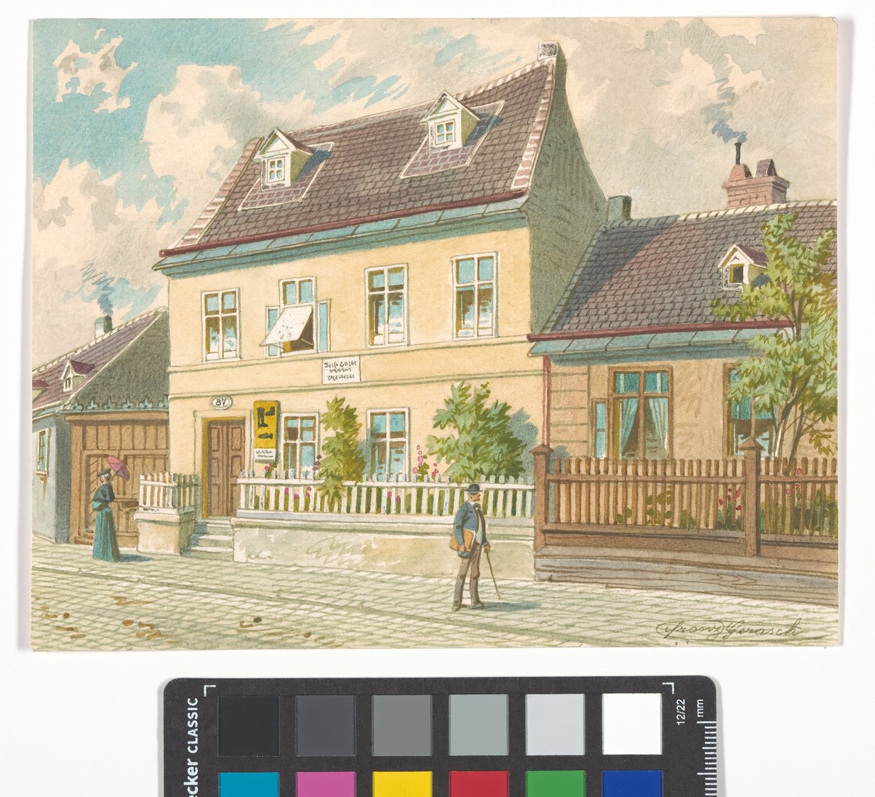 19., Gymnasiumstraße 87 - Wohn- und Sterbehaus von Josef Lanner von Franz Gerasch