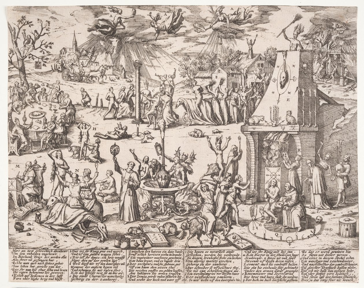 Hexensabbat von Franz Hogenberg