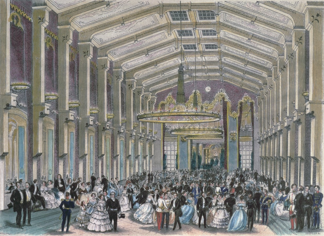 Sophien-Bad-Saal, ein Hofball im Hofburg-Palast, Wien von Franz Kollarz