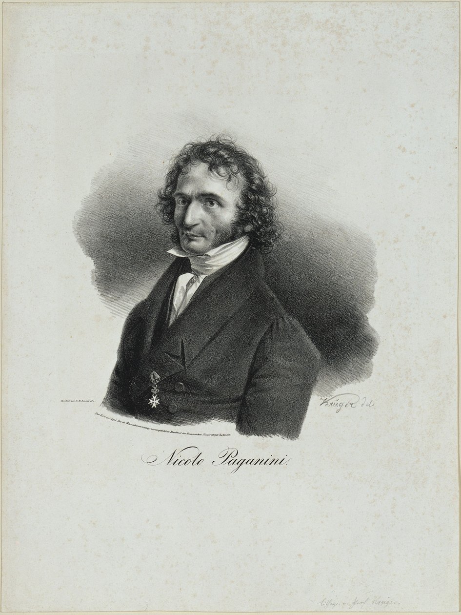Niccolò Paganini von Franz Krüger