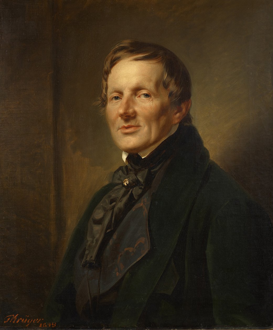 Porträt des Bildhauers Ludwig Wichmann von Franz Krüger