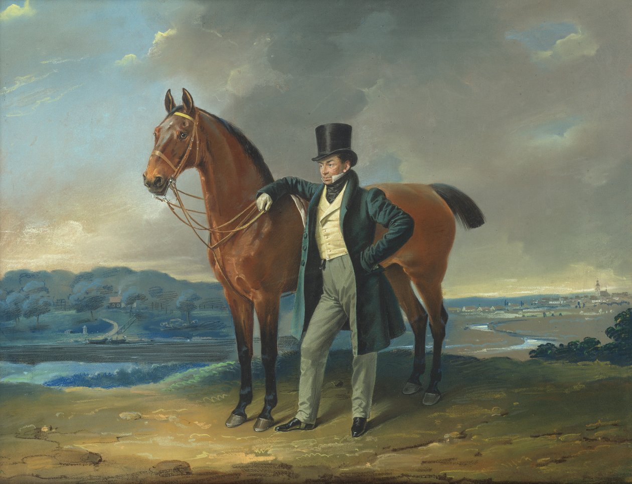 Wilhelm Christian Benecke von Gröditzberg, 1828 von Franz Krüger