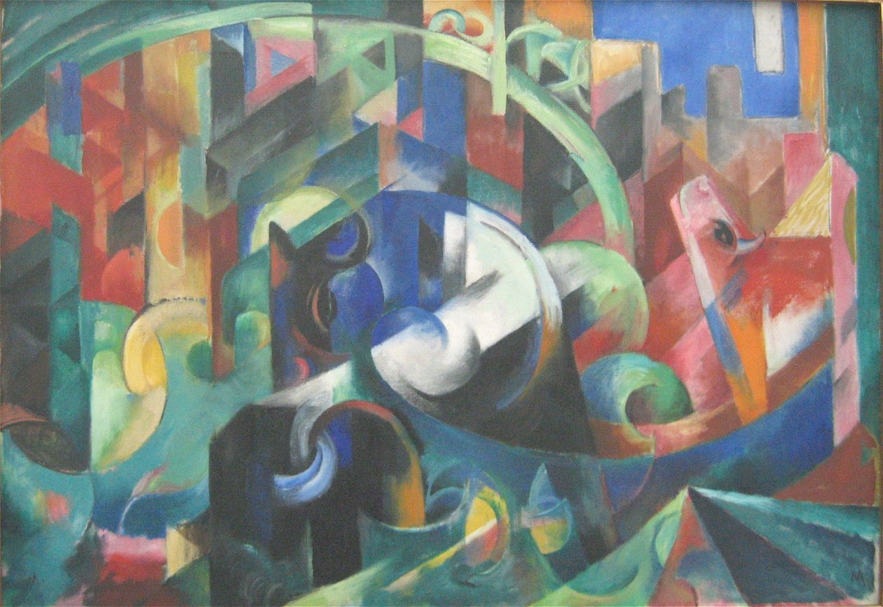 Vieh I von Franz Marc
