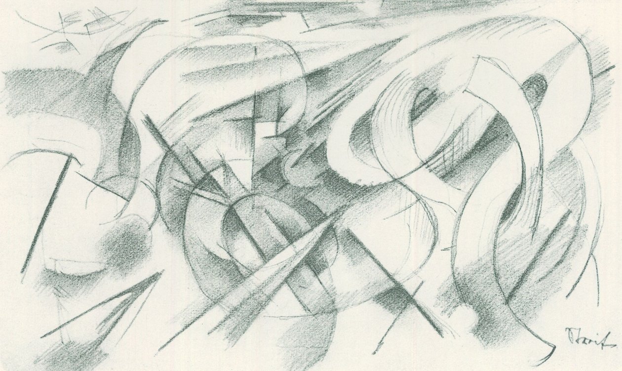 Franz Marc - Skizzenbuch aus dem Felde - Blatt 16 von Franz Marc