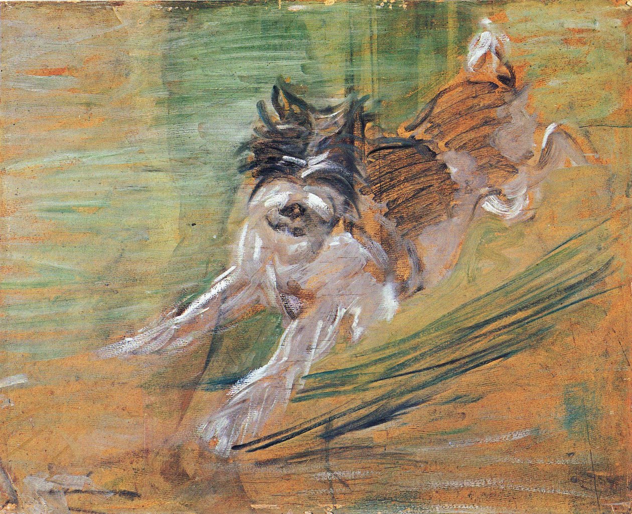 Springender Hund von Franz Marc
