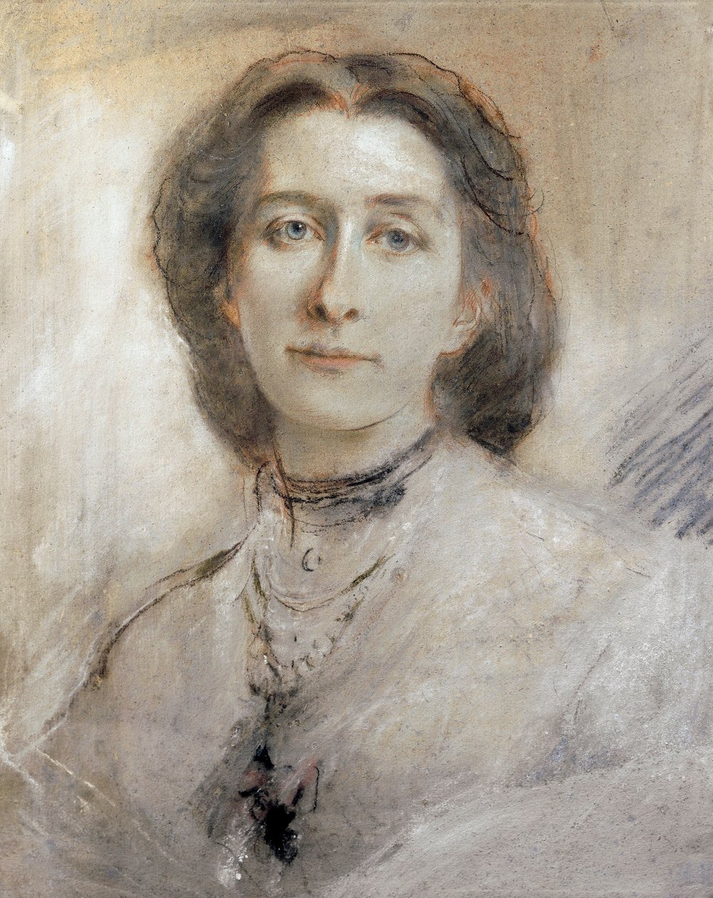 Deutschland, Porträt von Cosima Francesca Gaetana Wagner, Tochter von Franz Liszt und zweite Frau von Richard Wagner von Franz Seraph von Lenbach
