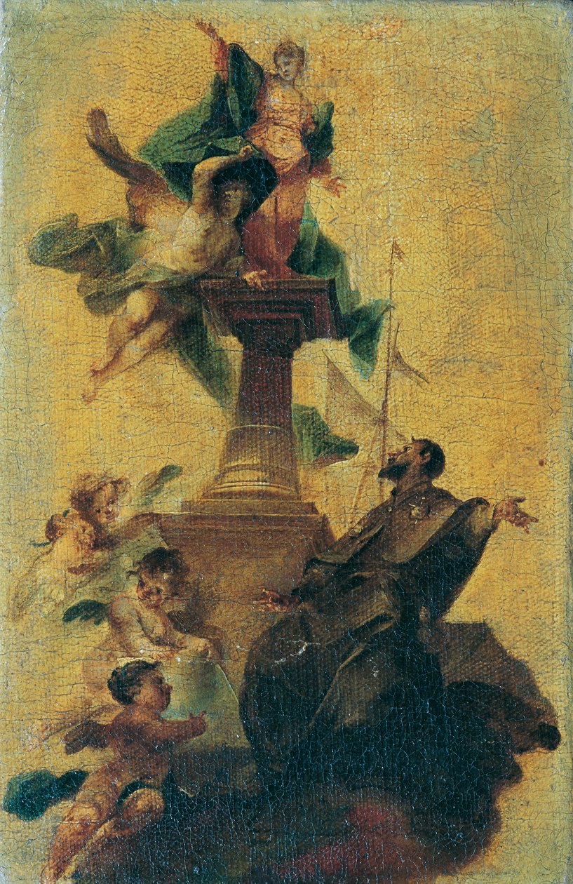 Der heilige Jacobus major und der Glaube von Franz Sigrist d. Ä.