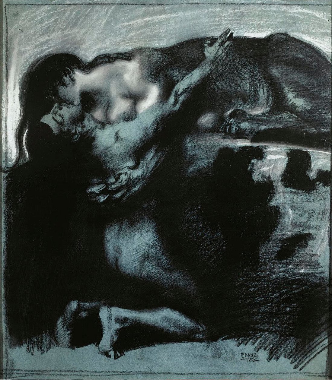Kuss einer Sphinx von Franz Stuck Ritter von
