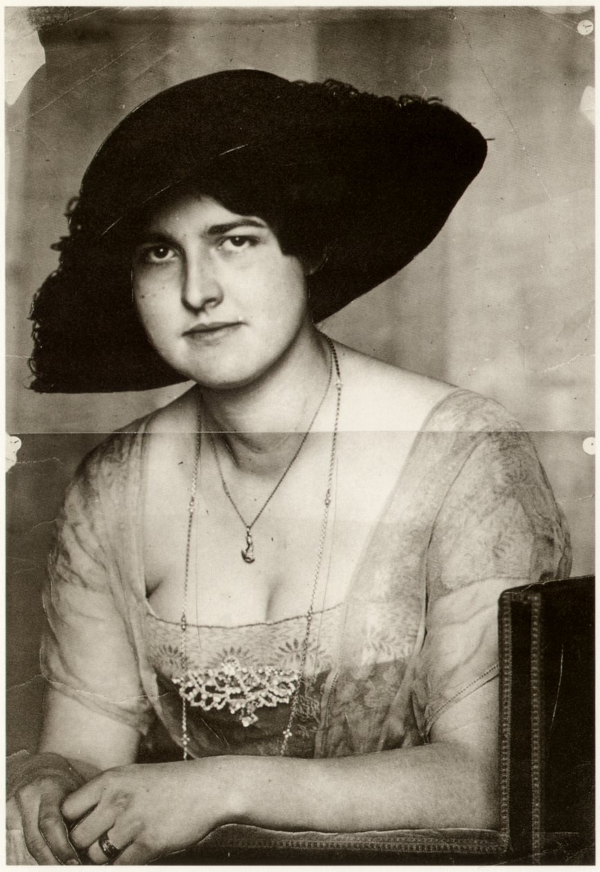 Maria mit einem dunklen Hut, 1915 von Franz Stuck Ritter von
