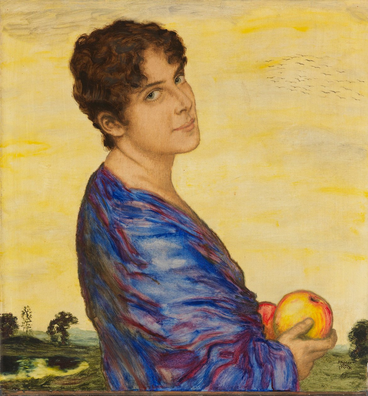 Porträt der Frau des Künstlers, ca. 1914 von Franz Stuck Ritter von