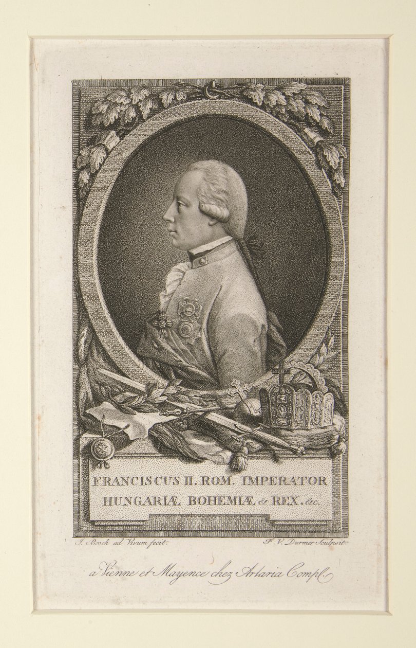 Franz II. Römischer Kaiser von Ungarn und Böhmen & König von Franz Valentin Durmer