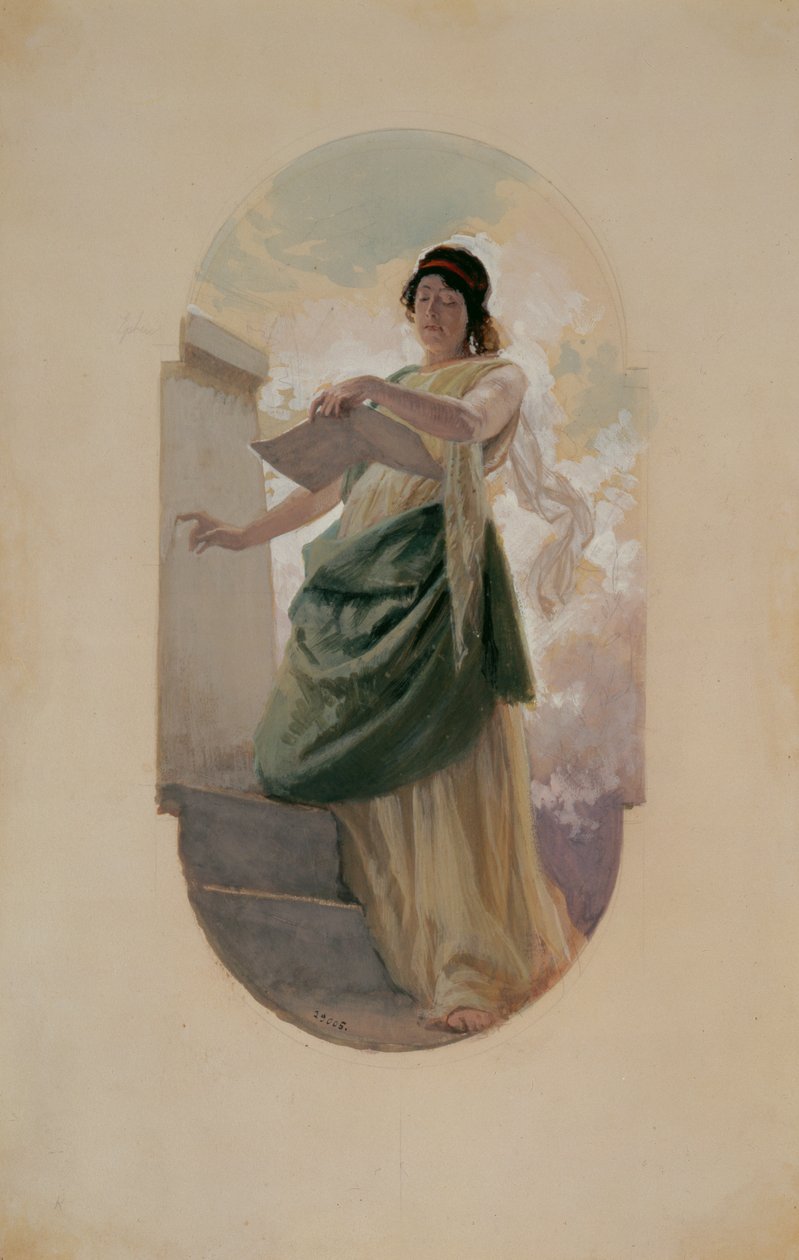 Das Epigramm, eine Studie, 1890 von Franz Xaver Simm