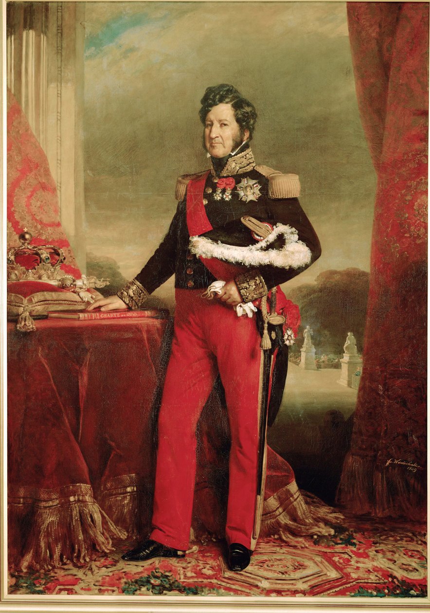 König Louis Philippe in seiner Uniform als Generalleutnant von Franz Xaver Winterhalter