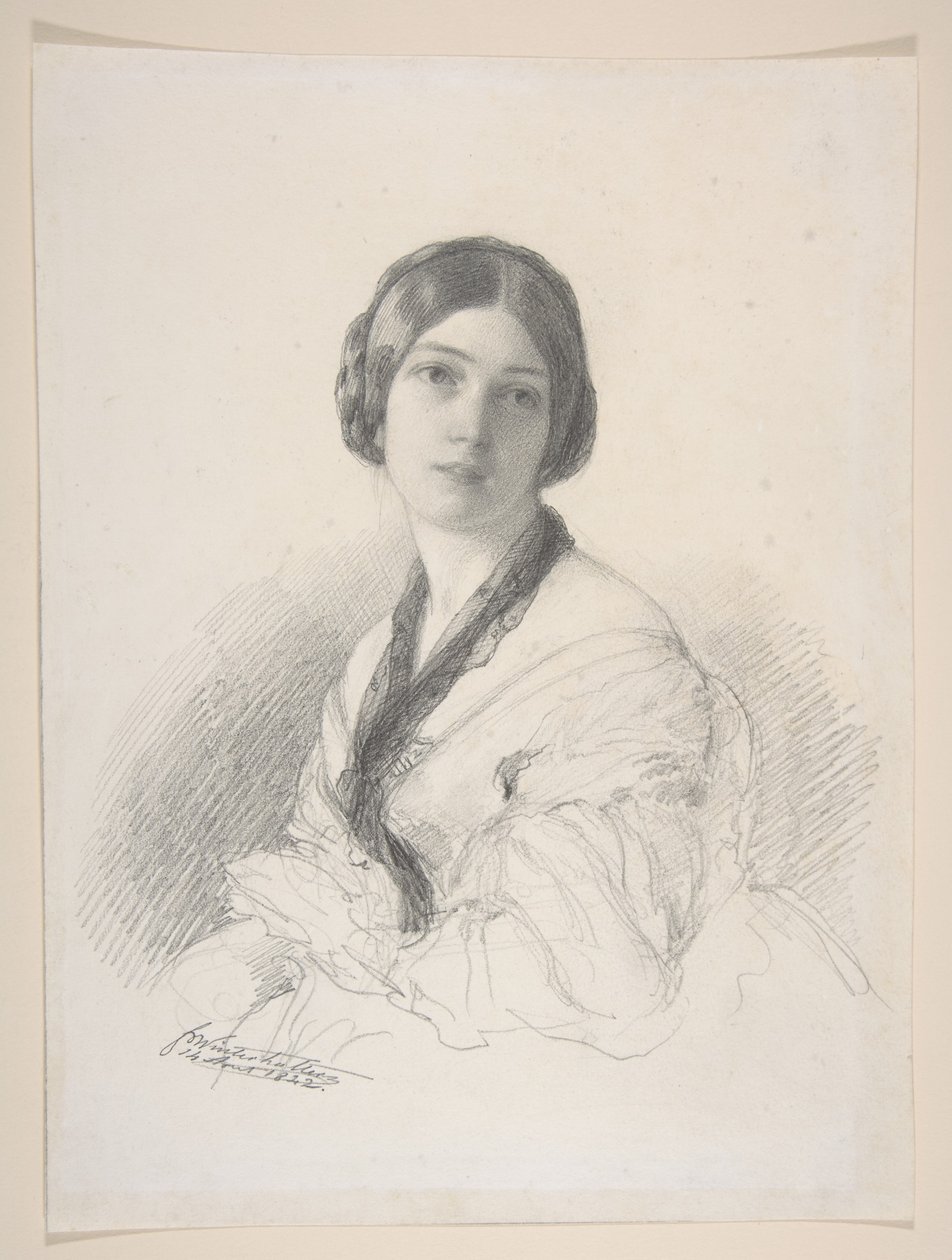 Porträt der Baronin Gudin, geborene Margareth Louis Hay von Franz Xaver Winterhalter