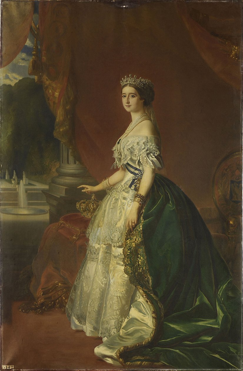 Porträt von Eugénie de Montijo 1826-1920, Kaiserin der Franzosen, 1853 von Franz Xaver Winterhalter