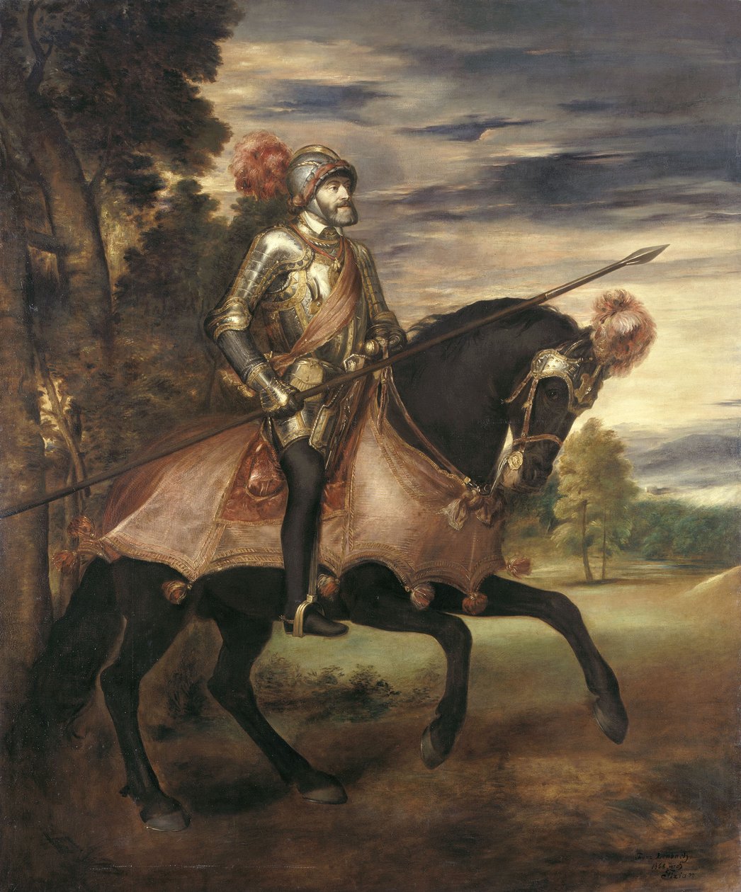 Karl V. bei Mühlberg von Franz von Lenbach