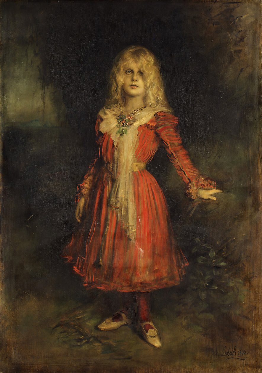 Marion Lenbach 1892-1947, die Tochter des Künstlers, 1900 von Franz von Lenbach