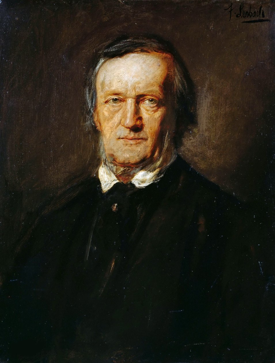 Porträt von Richard Wagner 1813-1883 von Franz von Lenbach