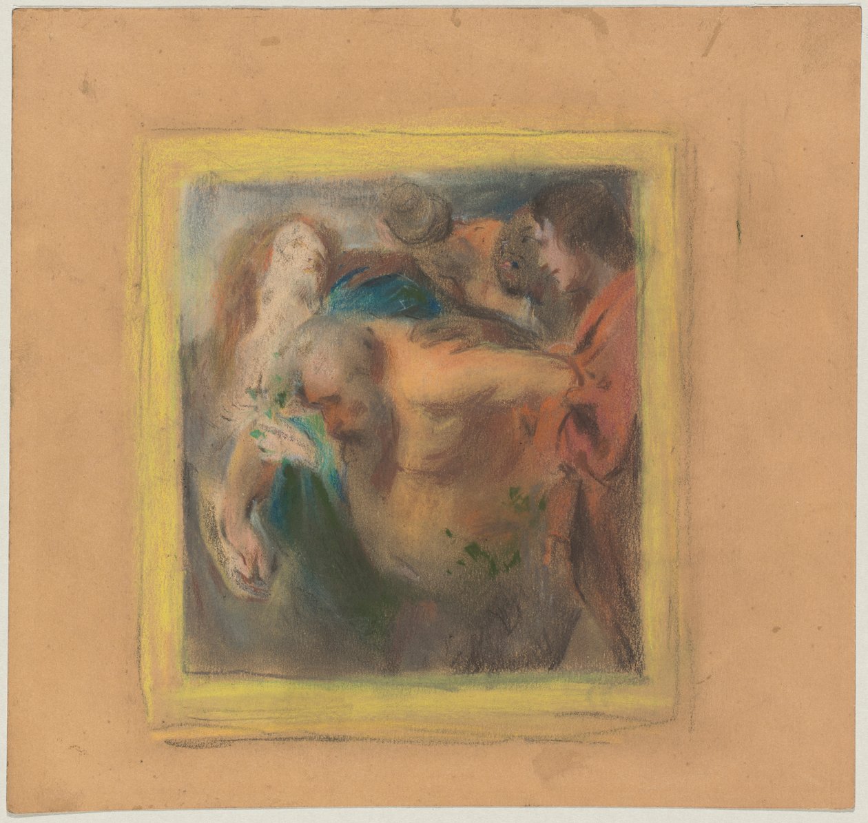 Trunkener Silen; nach Rubens, freie Variation von Franz von Lenbach