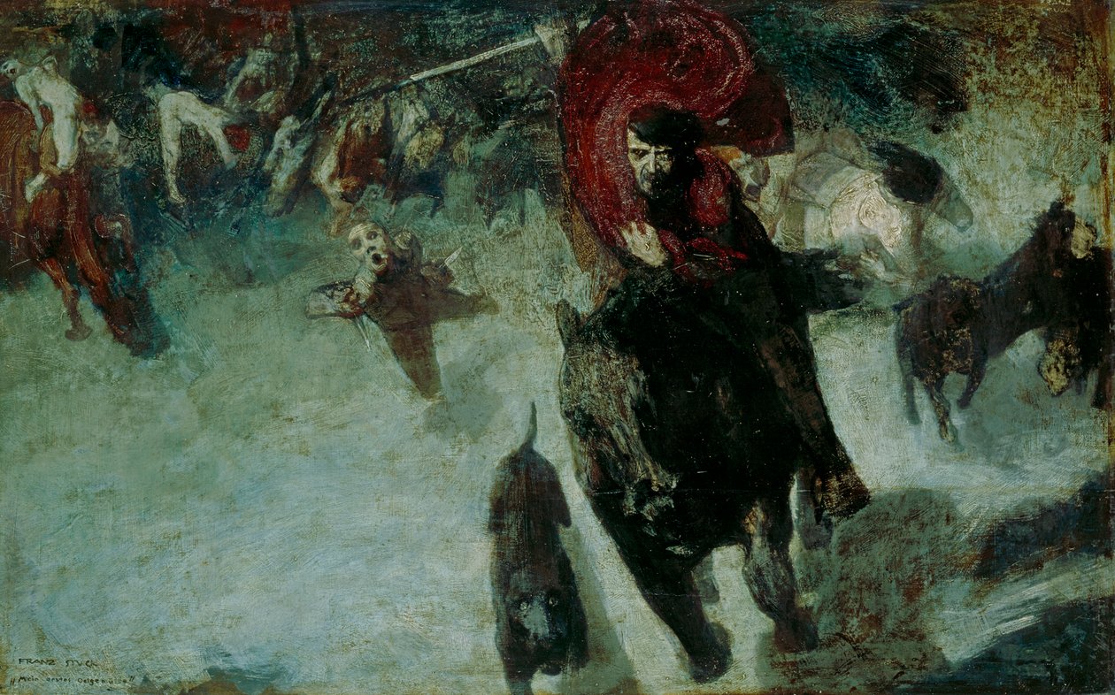 Die wilde Jagd von Franz von Stuck