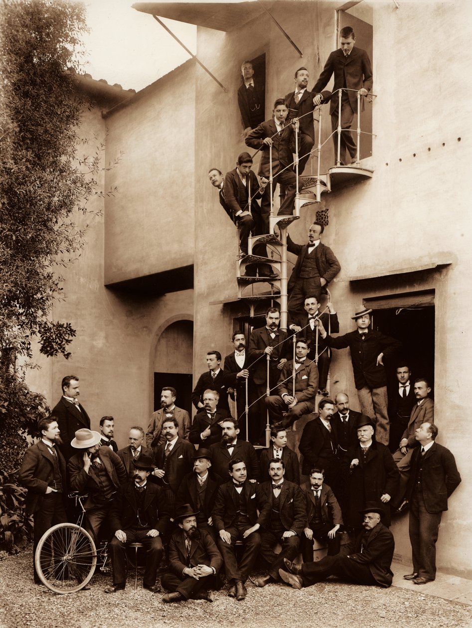 Porträt der Angestellten des Fotostudios der Gebrüder Alinari, Florenz, 1899 von Fratelli Alinari Fratelli Alinari
