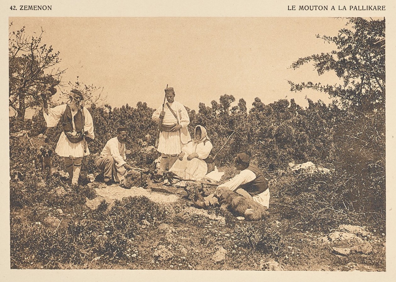 Zéménon. Das Schaf à la Pallikare von Frédéric Boissonnas