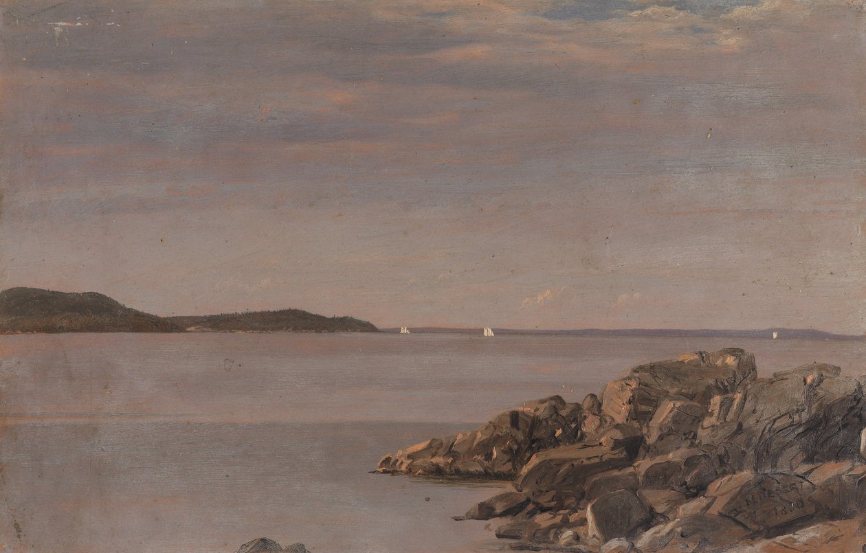 Mt. Desert Island, Küste von Maine von Frederic Edwin Church