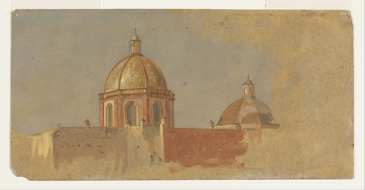 Kolumbien oder Ecuador, Kirchendächer von Frederic Edwin Church