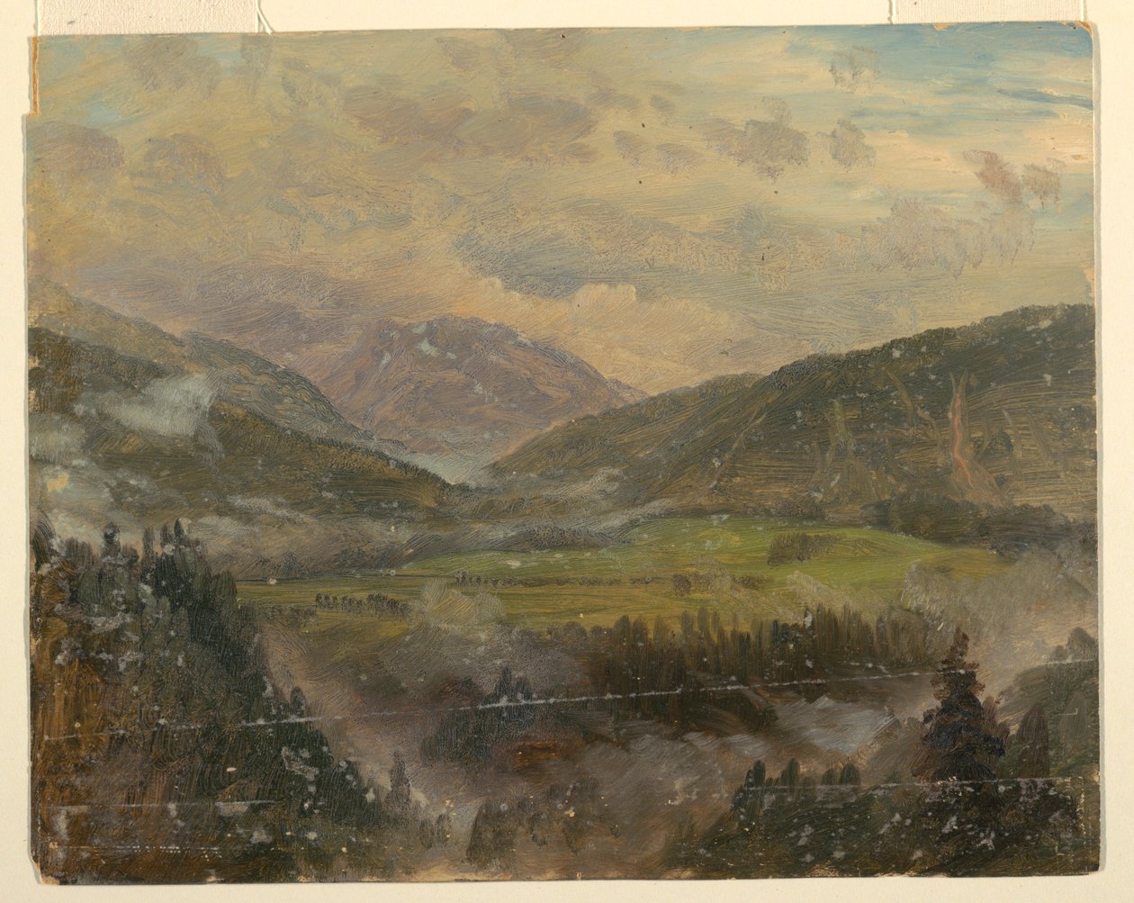 Alpenlandschaft (Bayern oder Schweiz), 1868 von Frederic Edwin Church