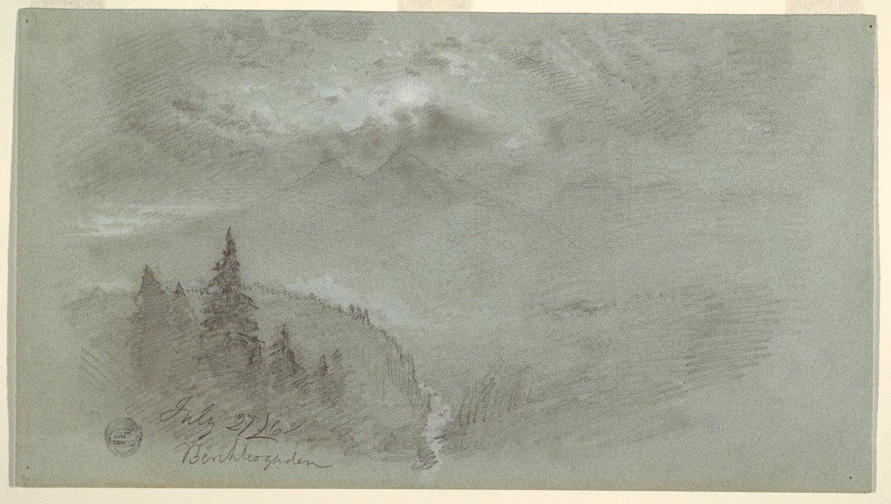 Berchtesgaden, Bayern, 27. Juli 1868 von Frederic Edwin Church