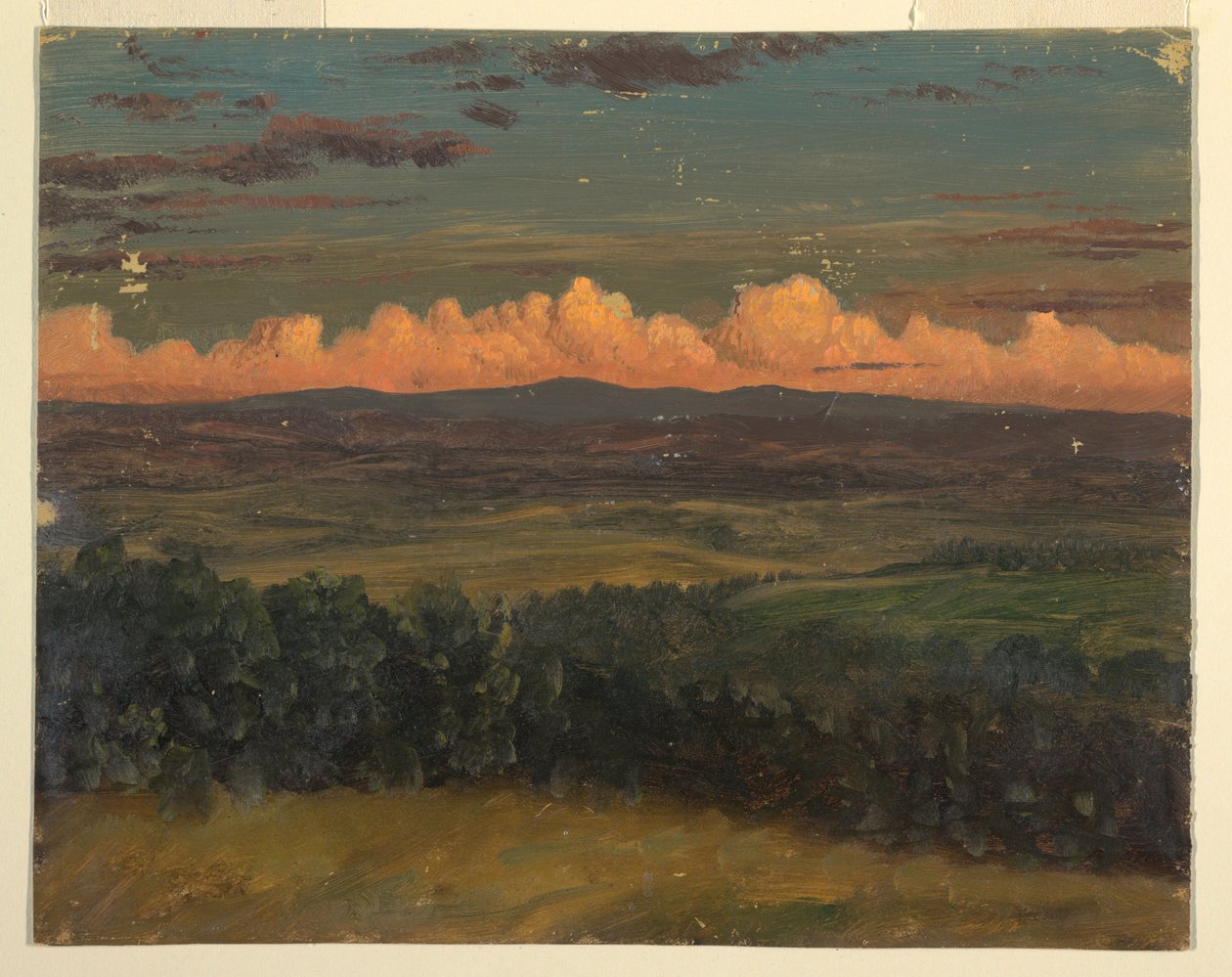 Zeichnung, Catskills vom Hudson, New York, 1870–1880 von Frederic Edwin Church