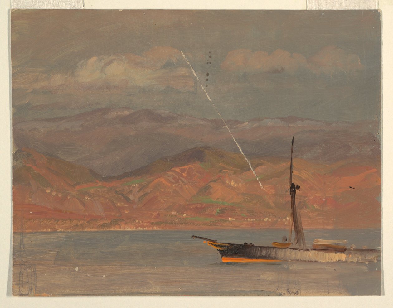 Italienische Küste, vor der Straße von Messina, Juli 1868 von Frederic Edwin Church