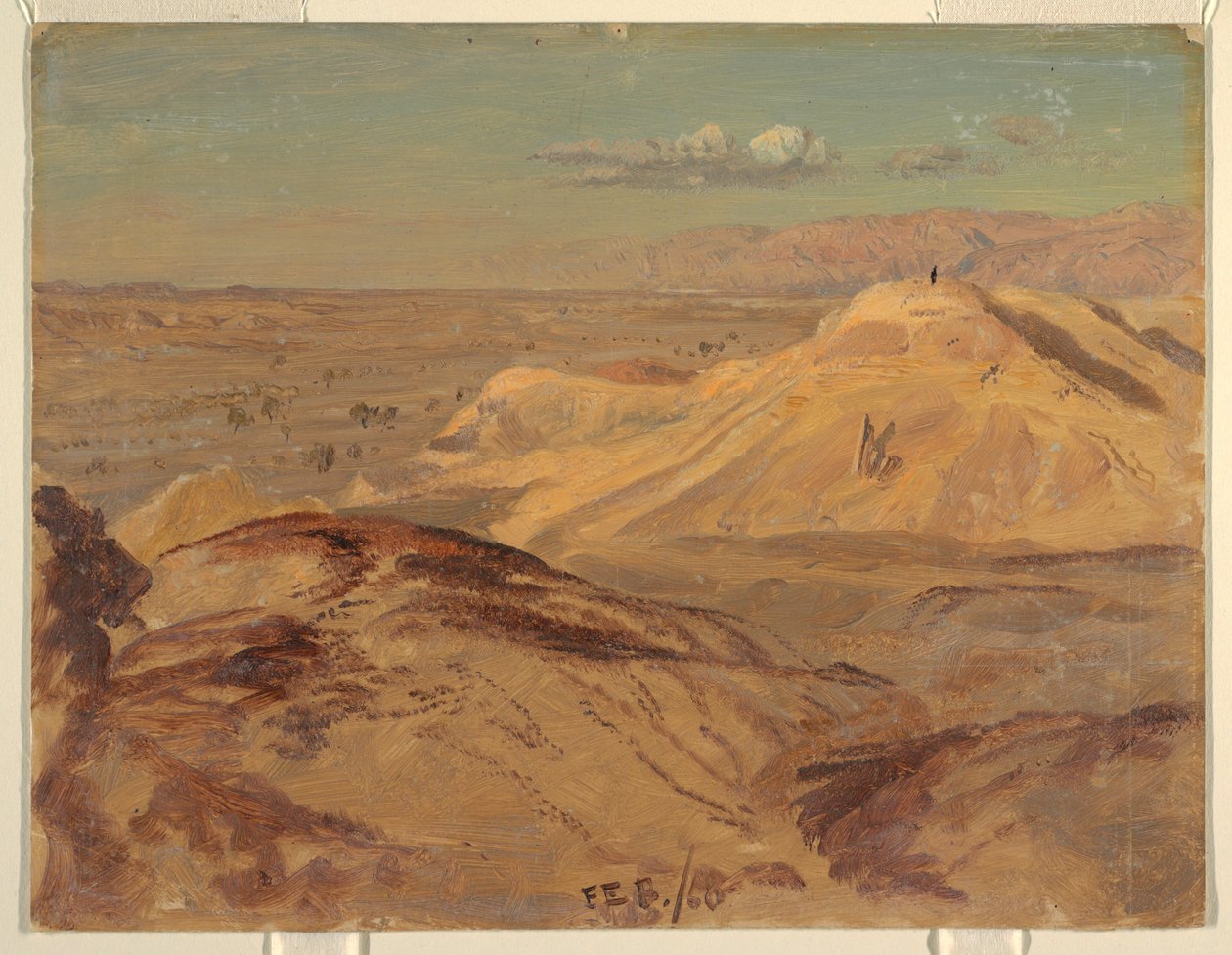 Landschaft nahe Petra, Februar 1868 von Frederic Edwin Church