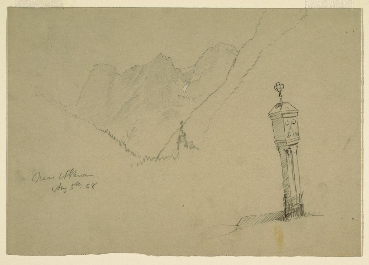 Landschaften zwischen Golling und Abtenau, 5. August 1868 von Frederic Edwin Church