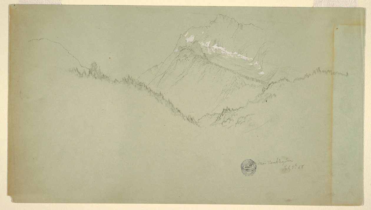 Gipfel des Watzmann, nahe Berchtesgaden, 9. Juli 1868 von Frederic Edwin Church