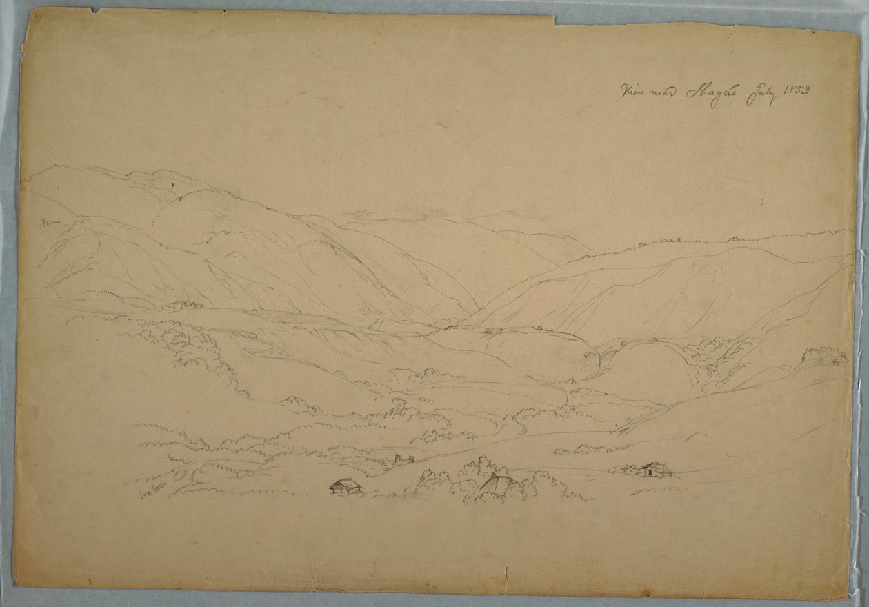 Tal nahe Ibagué, Kolumbien, Juli 1853 von Frederic Edwin Church