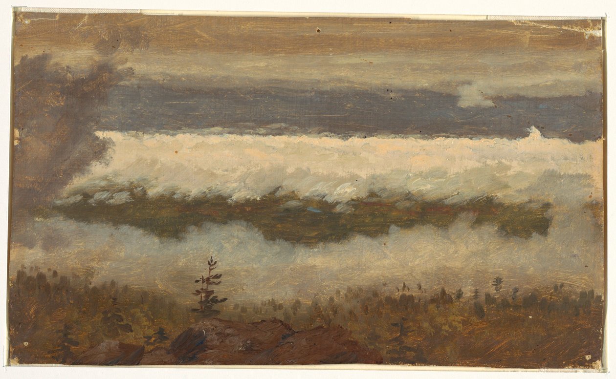 Ansicht von Wolken vom Gipfel des Catskill Mountain, 1844-45 von Frederic Edwin Church