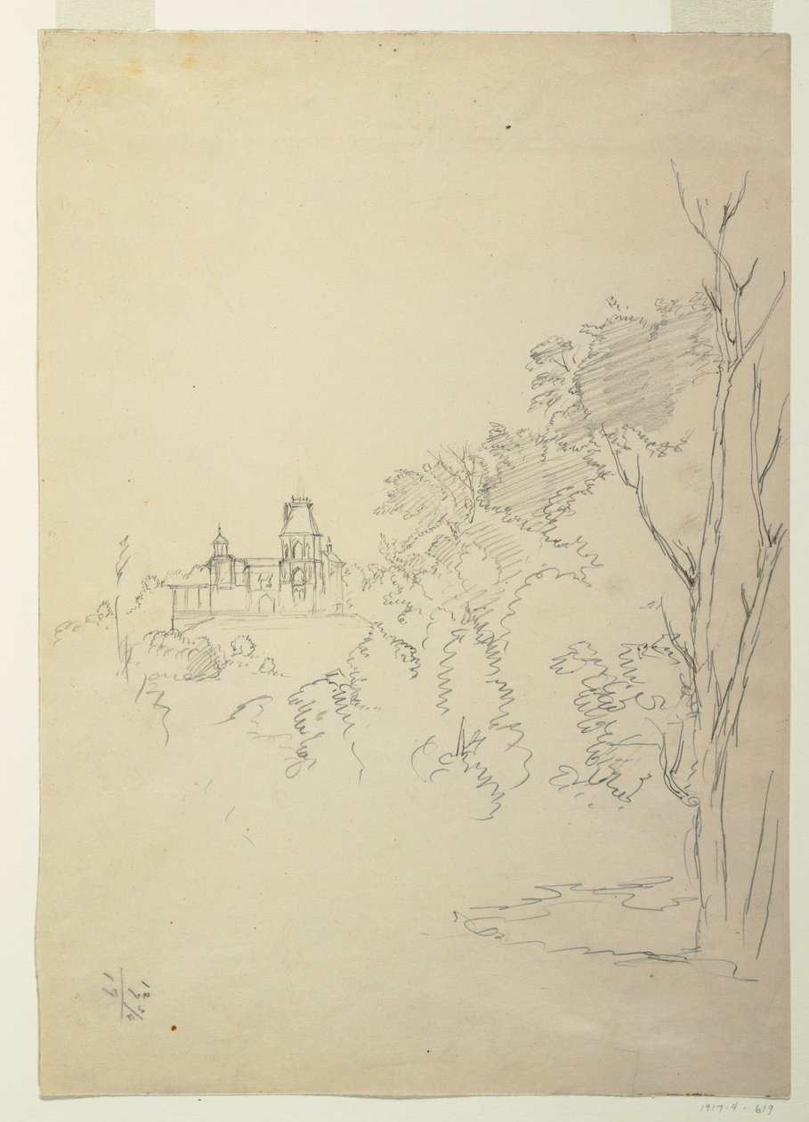 Ansicht von Olana, dem Haus des Künstlers, Hudson, New York, ca. 1872 von Frederic Edwin Church