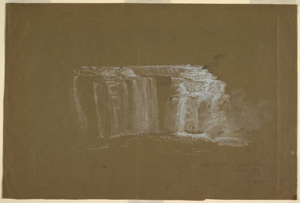 Unterer Wasserfall, Genesee River, Rochester, New York von Frederic Edwin Church