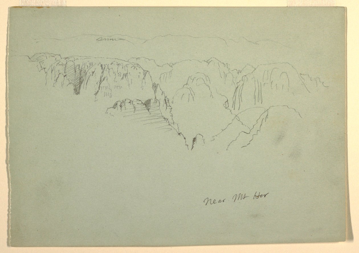 Berg, Wady el-Arabah, 23. Februar 1868 von Frederic Edwin Church