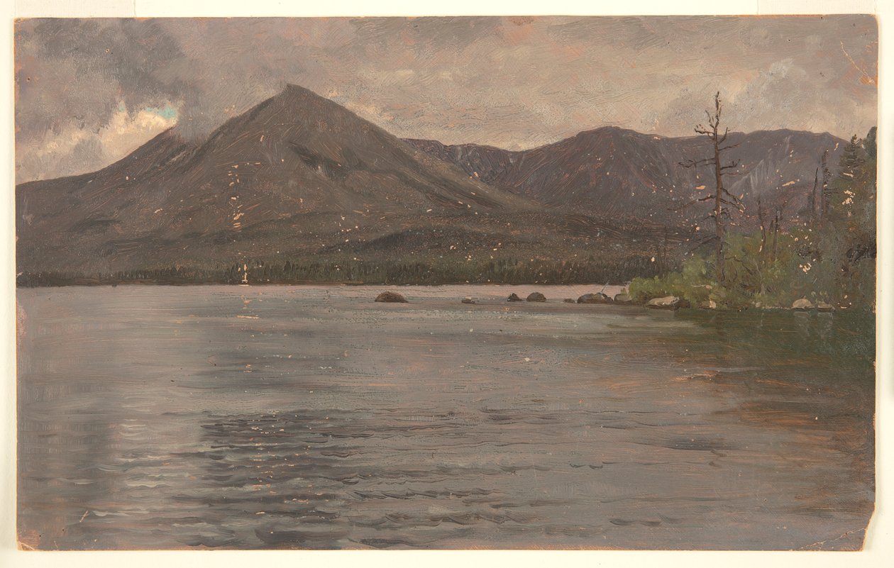 Mt. Katahdin, vom Lake Katahdin von Frederic Edwin Church