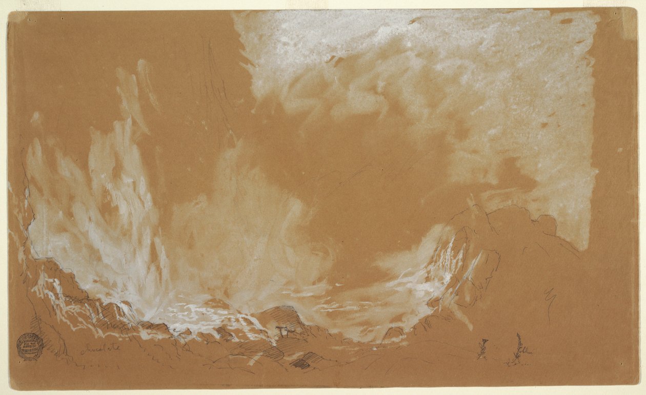 Gischt von den Wasserfällen, Niagara von Frederic Edwin Church