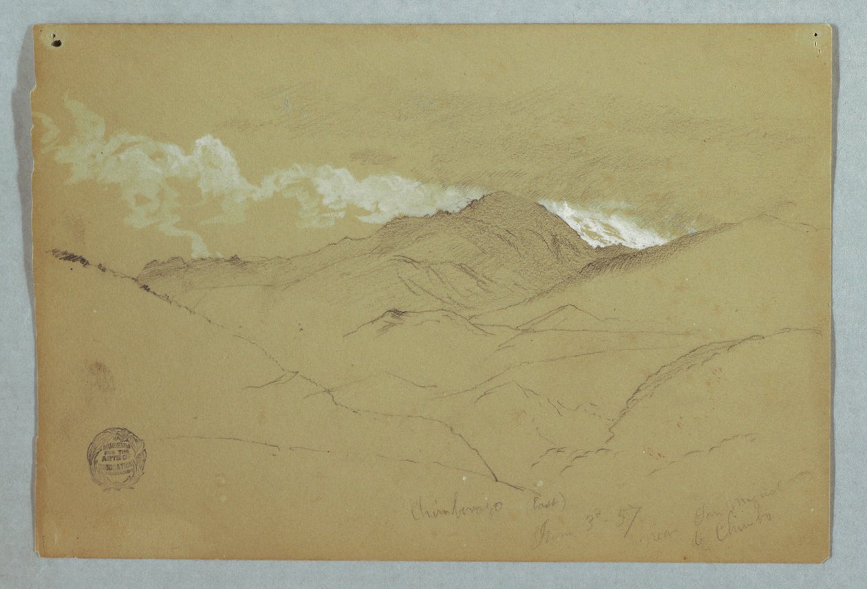 Blick von Osten auf den Mount Chimborazo, Ecuador von Frederic Edwin Church